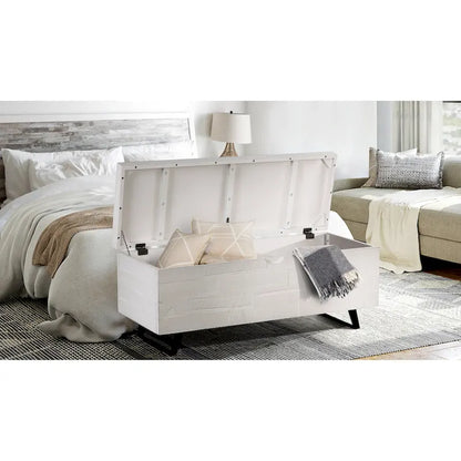 Broadmore 46-inch Acacia Wood Storage Bench