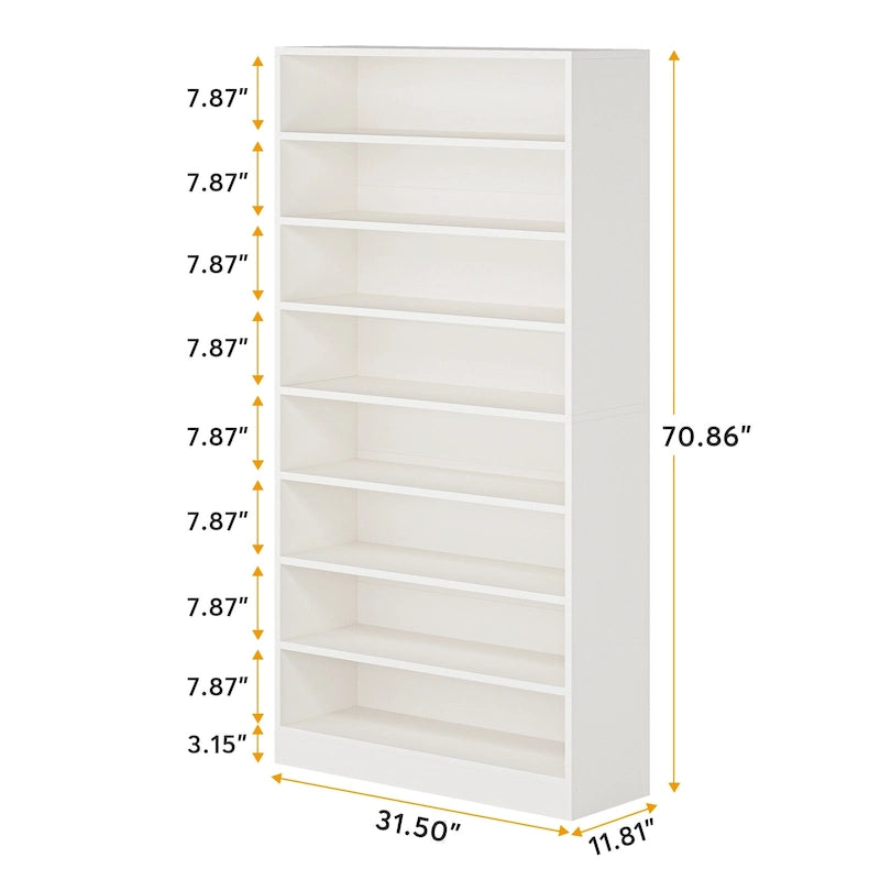 9 Tiers Tall Shoe Storage Rack Cabinet with Open Shelf for Entryway