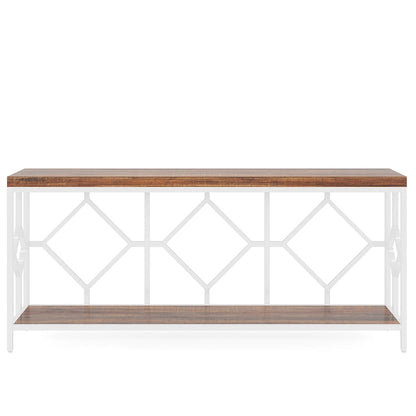70.9 Inche Extral Long Console Sofa Accent Table for Entryway Living Room
