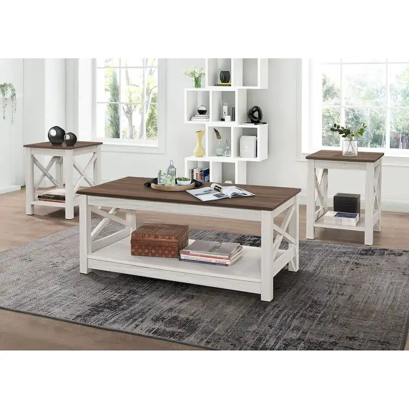 Wayne 3 pieces Coffee Table Set