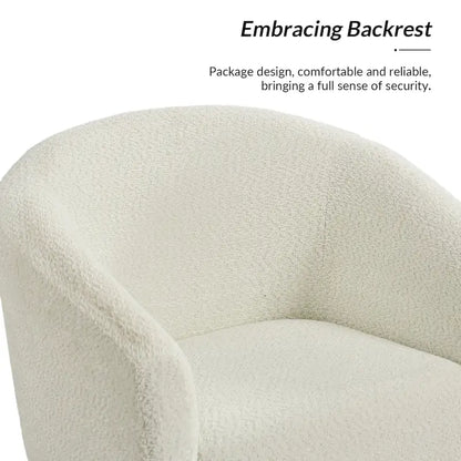 Hal Modern Boucle Armchair with Metal Legs by HULALA HOME