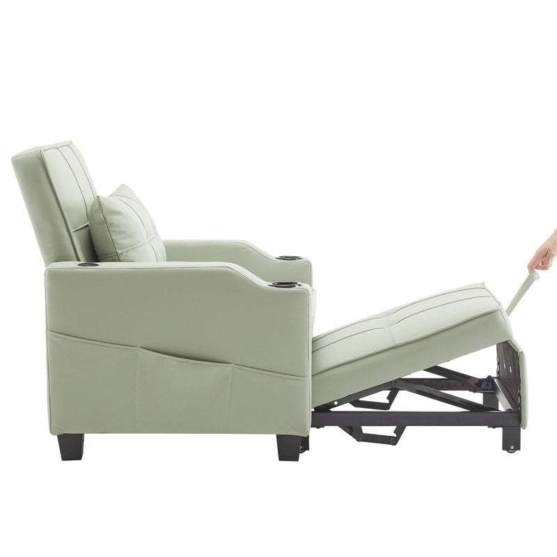 Chair Bed, Sleeper Sofa Chair Bed 3 in 1, Adjustable Recliner,Armchair, Sofa, Bed, Linen
