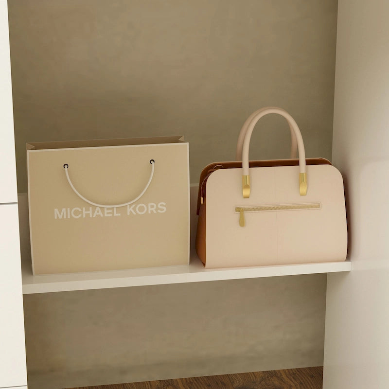 43.3W Makeup Vanity White Vanity Desk with Hidden Storage Shelves