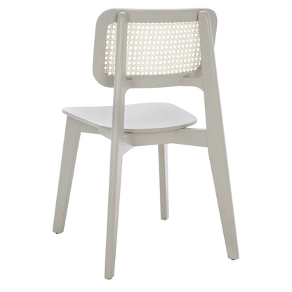 SAFAVIEH Luz Cane Dining Chair - 17 W x 20 D x 32 H - 17Wx20Dx32H