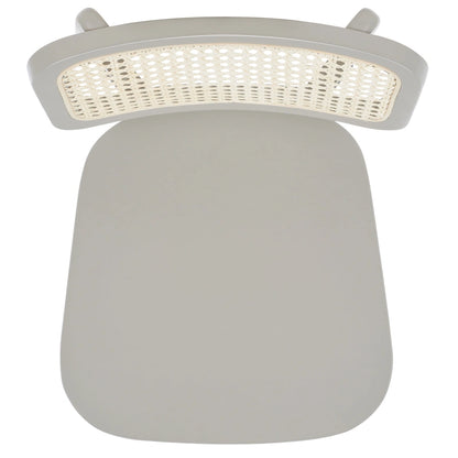 SAFAVIEH Luz Cane Dining Chair - 17 W x 20 D x 32 H - 17Wx20Dx32H