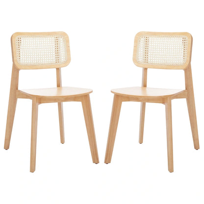SAFAVIEH Luz Cane Dining Chair - 17 W x 20 D x 32 H - 17Wx20Dx32H