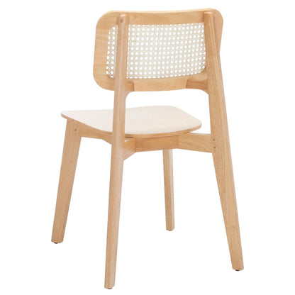 SAFAVIEH Luz Cane Dining Chair - 17 W x 20 D x 32 H - 17Wx20Dx32H