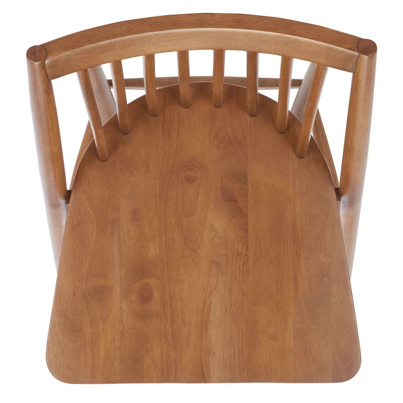 SAFAVIEH Orelia 19 Inch Black Spindle Dining Chair (Set of 2) - 21Wx22Dx34H