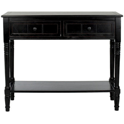 SAFAVIEH Camilla Grey 2-Drawer Console Table - 35.8 x 13.8 x 29.5 - 36Wx14Dx30H