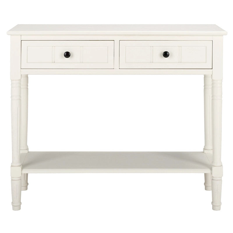 SAFAVIEH Camilla Grey 2-Drawer Console Table - 35.8 x 13.8 x 29.5 - 36Wx14Dx30H