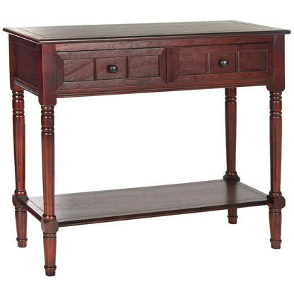SAFAVIEH Camilla Grey 2-Drawer Console Table - 35.8 x 13.8 x 29.5 - 36Wx14Dx30H