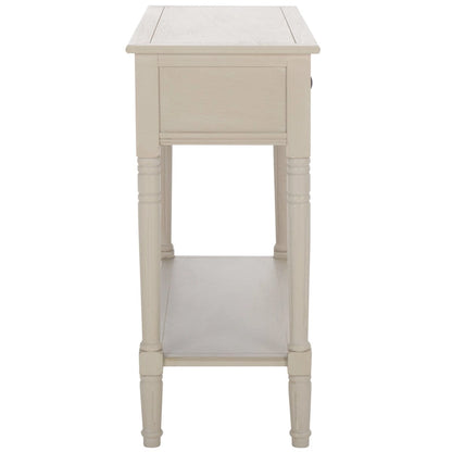 SAFAVIEH Camilla Grey 2-Drawer Console Table - 35.8 x 13.8 x 29.5 - 36Wx14Dx30H