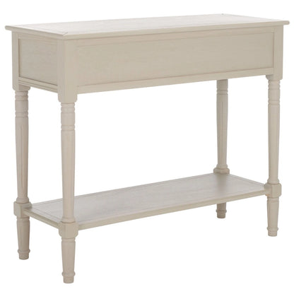 SAFAVIEH Camilla Grey 2-Drawer Console Table - 35.8 x 13.8 x 29.5 - 36Wx14Dx30H