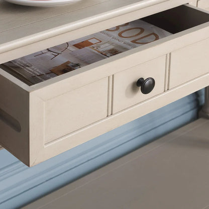 SAFAVIEH Camilla Grey 2-Drawer Console Table - 35.8 x 13.8 x 29.5 - 36Wx14Dx30H