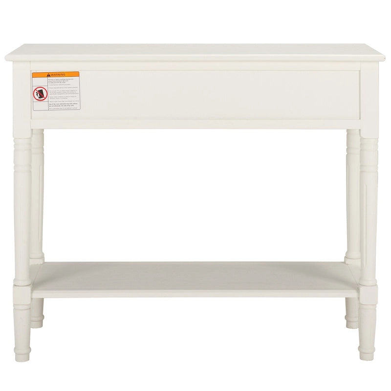 SAFAVIEH Camilla Grey 2-Drawer Console Table - 35.8 x 13.8 x 29.5 - 36Wx14Dx30H
