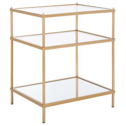 SAFAVIEH Vida 3-Tier Accent Table - 22 W x 18 D x 27 H - 22Wx18Dx27H