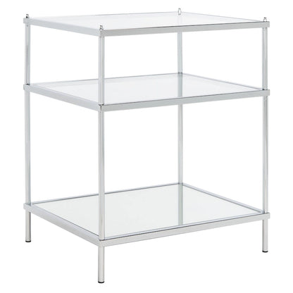 SAFAVIEH Vida 3-Tier Accent Table - 22 W x 18 D x 27 H - 22Wx18Dx27H
