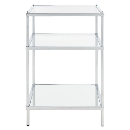 SAFAVIEH Vida 3-Tier Accent Table - 22 W x 18 D x 27 H - 22Wx18Dx27H