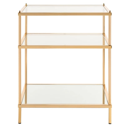 SAFAVIEH Vida 3-Tier Accent Table - 22 W x 18 D x 27 H - 22Wx18Dx27H