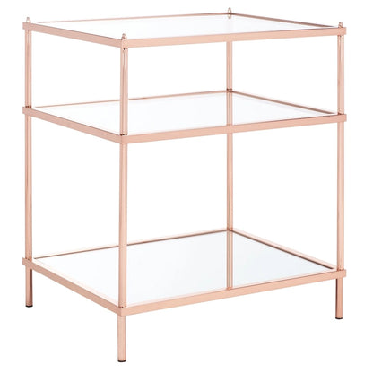 SAFAVIEH Vida 3-Tier Accent Table - 22 W x 18 D x 27 H - 22Wx18Dx27H