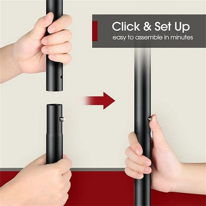 Clothing Rack with Storage Mesh Shelf