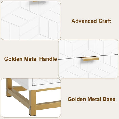 Dresser for Bedroom, 53.5 Large Drawer Dresser Organizer