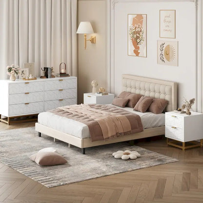 Dresser for Bedroom, 53.5 Large Drawer Dresser Organizer