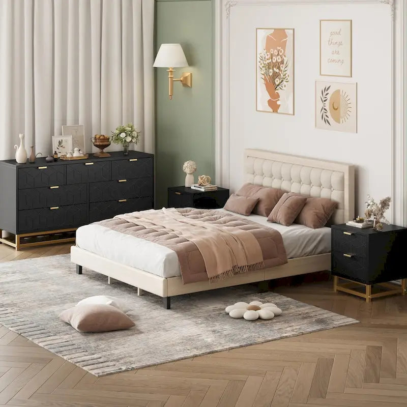 Dresser for Bedroom, 53.5 Large Drawer Dresser Organizer