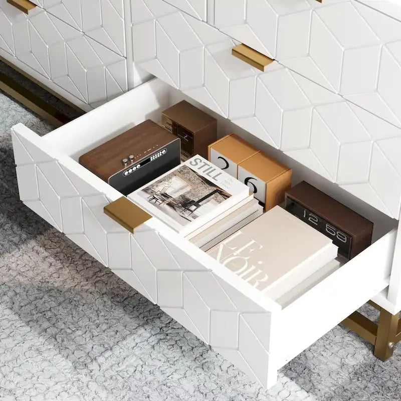 Dresser for Bedroom, 53.5 Large Drawer Dresser Organizer