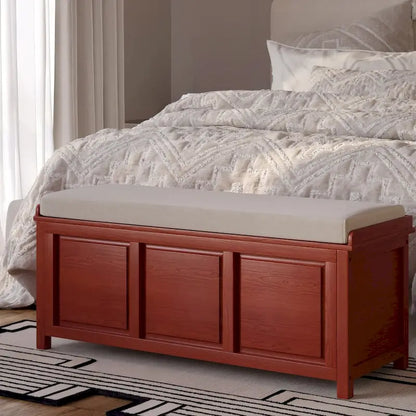 John Louis Home Solid Wood Open Top Storage Bench
