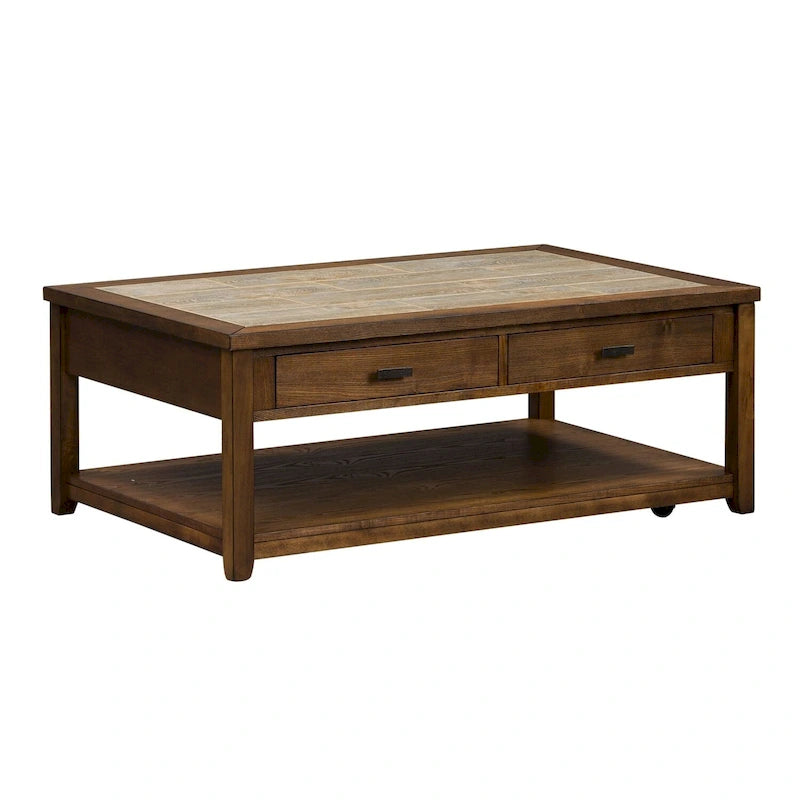 Mesa Valley Tobacco Cocktail Table