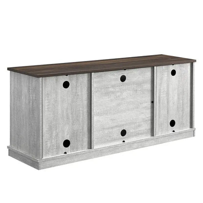 68 inch Rustic Barn Door TV Stand for TVs up to 75 Inches