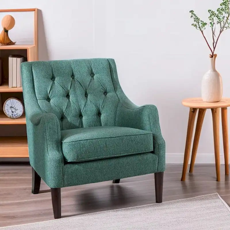 Modern Button Tufted Accent Chair