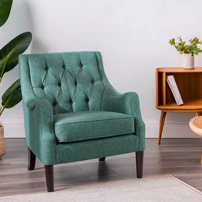 Modern Button Tufted Accent Chair
