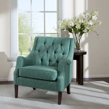 Modern Button Tufted Accent Chair