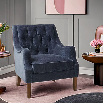 Modern Button Tufted Accent Chair