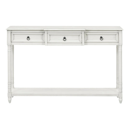 Console Table Sofa Table with Drawers for Entryway