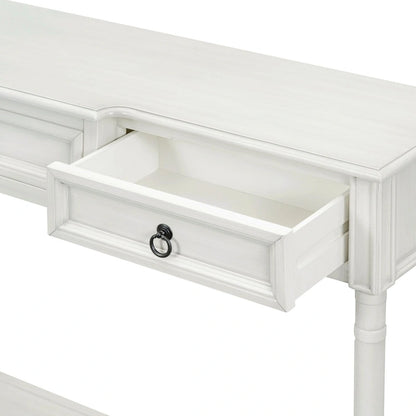 Console Table Sofa Table with Drawers for Entryway