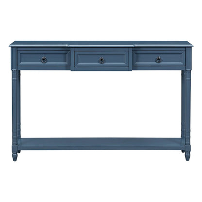 Console Table Sofa Table with Drawers for Entryway