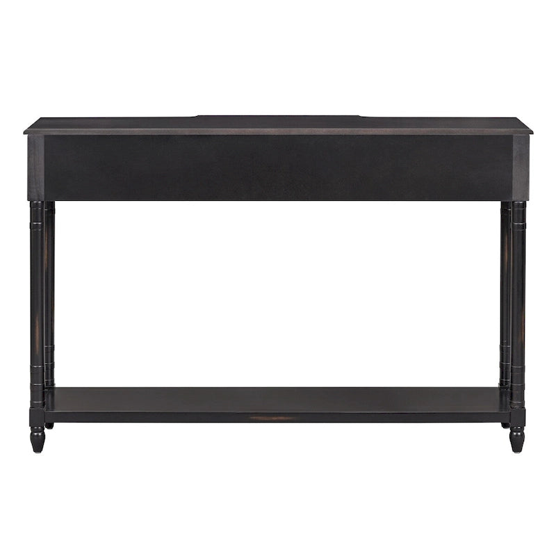 Console Table Sofa Table with Drawers for Entryway