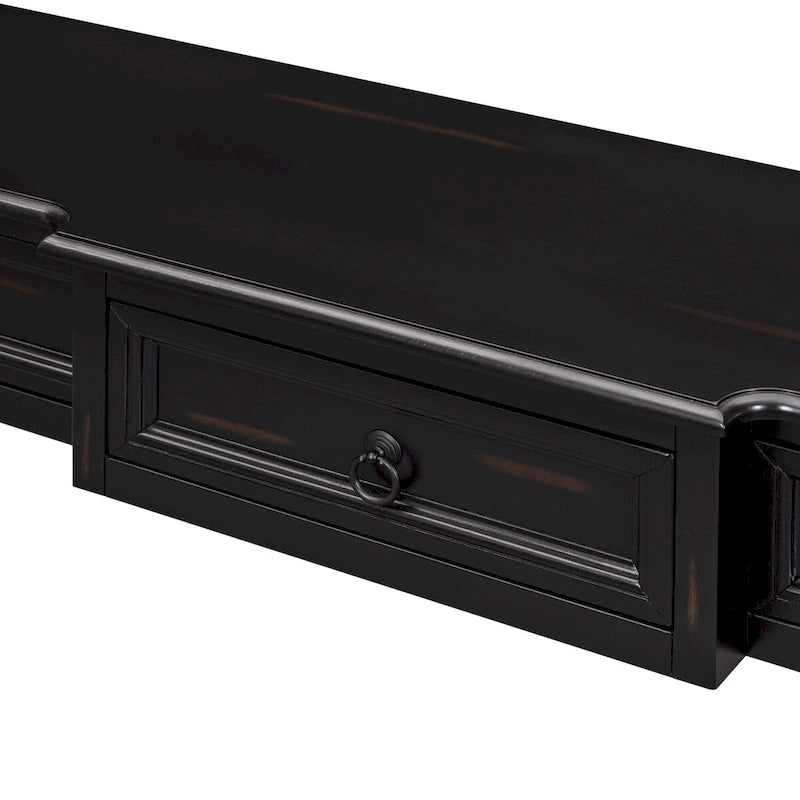 Console Table Sofa Table with Drawers for Entryway