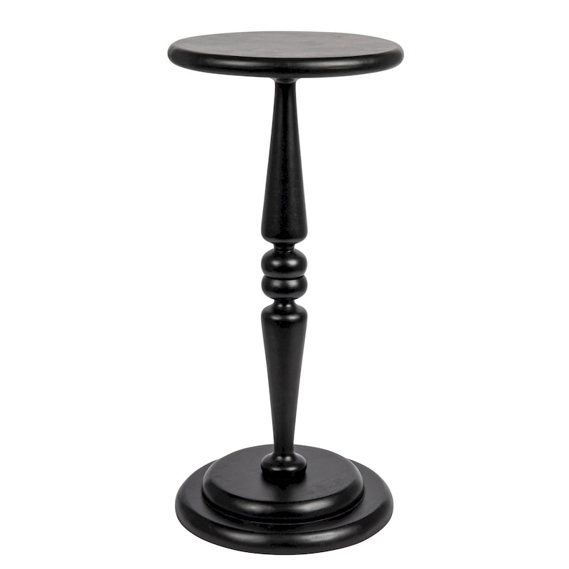 Bishop Pedestal Cocktail Side Table - 12.0L x 12.0W x 25.0H