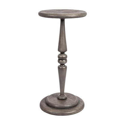 Bishop Pedestal Cocktail Side Table - 12.0L x 12.0W x 25.0H