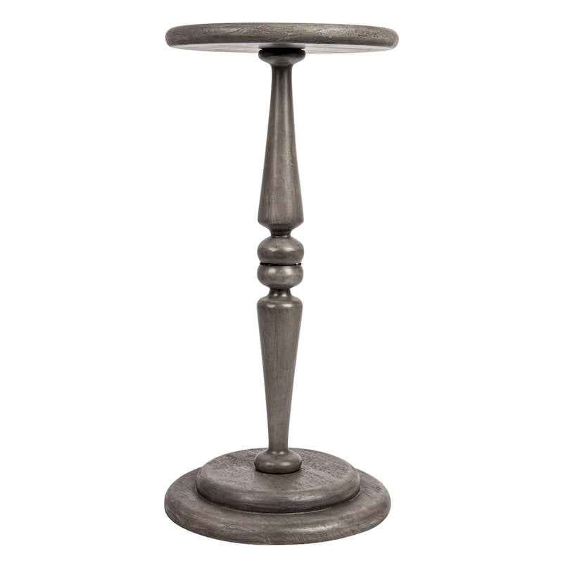 Bishop Pedestal Cocktail Side Table - 12.0L x 12.0W x 25.0H