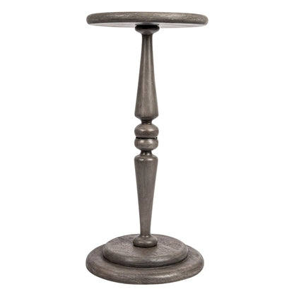 Bishop Pedestal Cocktail Side Table - 12.0L x 12.0W x 25.0H