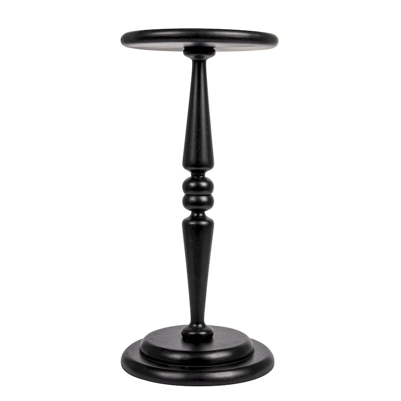 Bishop Pedestal Cocktail Side Table - 12.0L x 12.0W x 25.0H