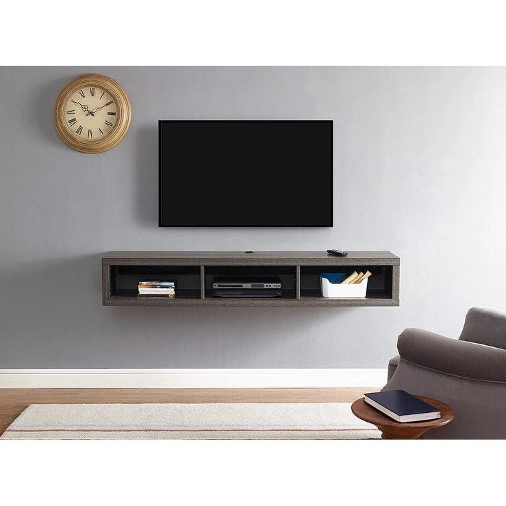 Wall Mounted TV Console Entertainment Center Wall Decor Shelve Storage