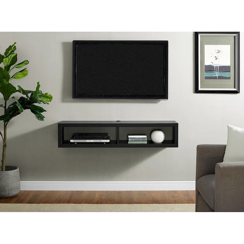 Wall Mounted TV Console Entertainment Center Wall Decor Shelve Storage