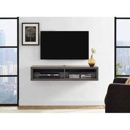 Wall Mounted TV Console Entertainment Center Wall Decor Shelve Storage