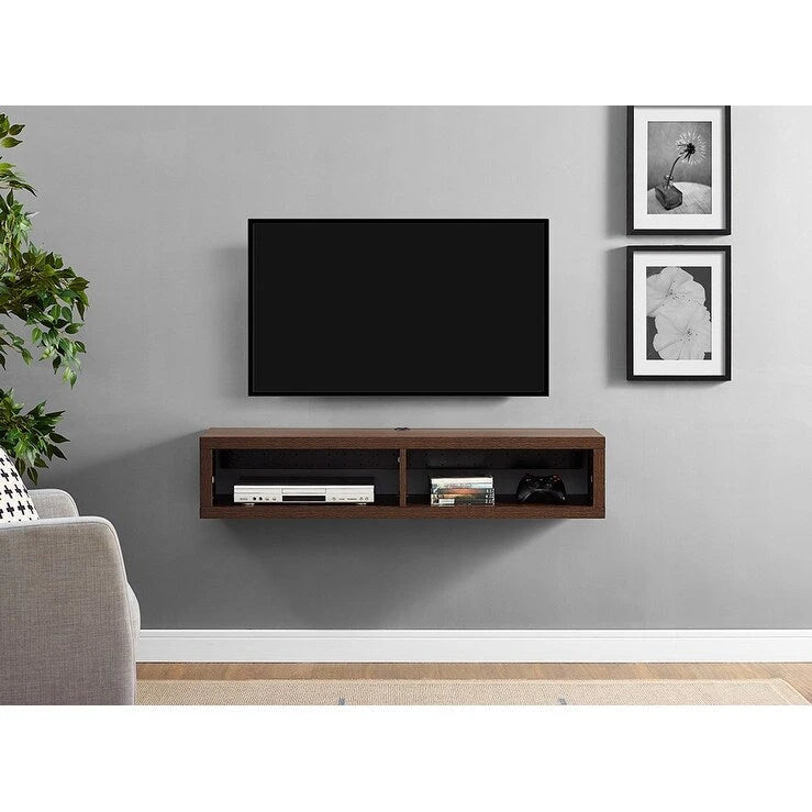 Wall Mounted TV Console Entertainment Center Wall Decor Shelve Storage